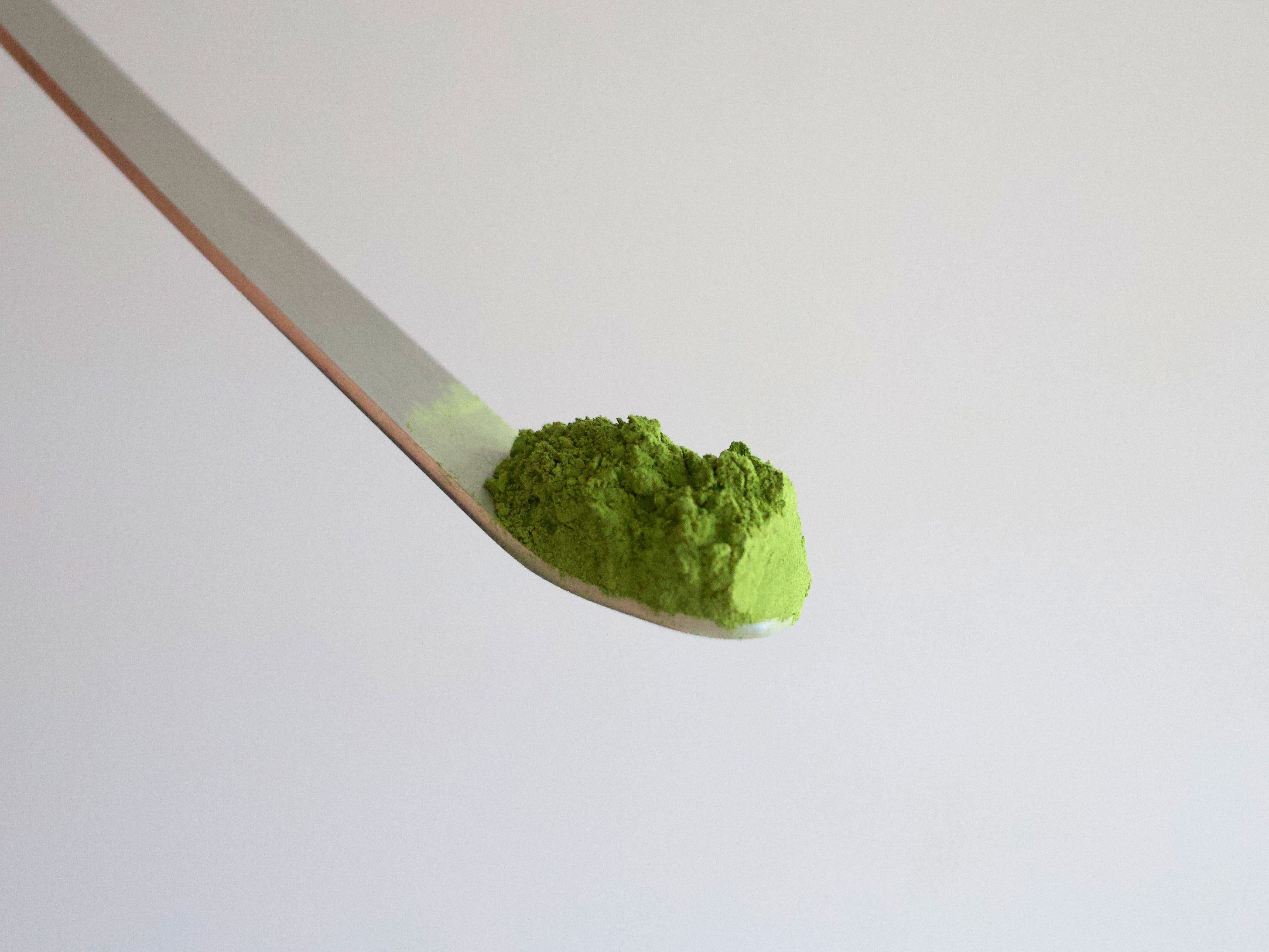 heart bunny stainless steel chashaku matcha scoop