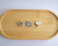 cat, sakura, heart sifter beads (satin finish)